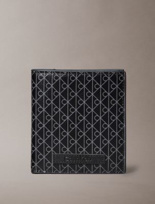 Emblem Bifold Wallet , Black