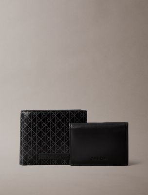 Emblem Bifold Wallet with Card Case, Black