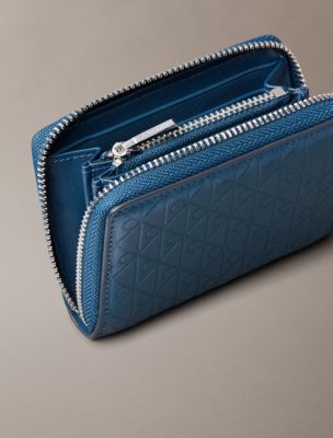 Мужские сумки Calvin Klein Embossed Allover Monogram Zip Coin Pouch — фото 2