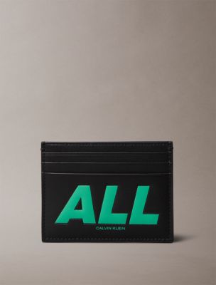 Logo Graphic Card Case, Black
