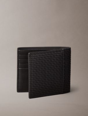 Embossed Woven Billfold Coin Wallet - thumbnail 4
