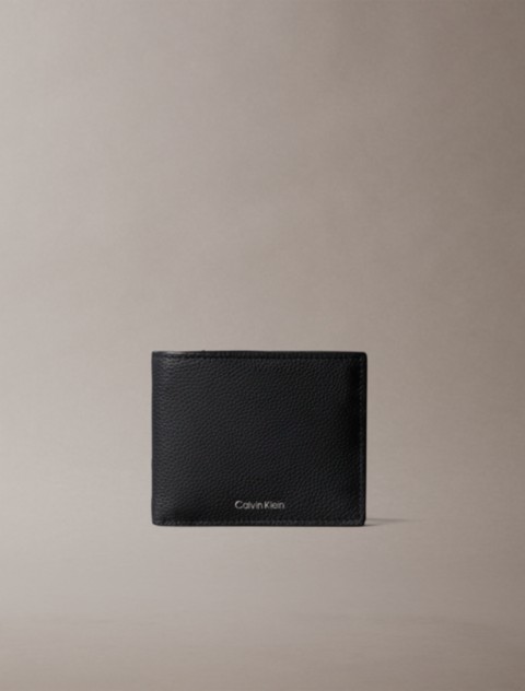 Мужские кошельки Calvin Klein Foil Embossed Logo Bifold Wallet with Coin Pouch