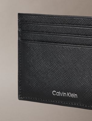 Мужские кошельки Calvin Klein Refined Saffiano Card Case — фото 2