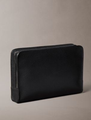 Мужская сумка Calvin Klein Foil Embossed Logo Pouch, цвет: Чёрный — фото 2