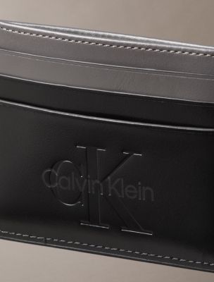 Мужские кошельки Calvin Klein Embossed Monologo Card Case — фото 3