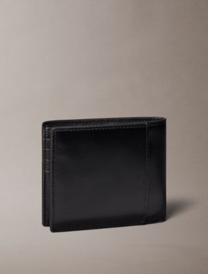 Мужские кошельки Calvin Klein Embossed Monologo Bifold Wallet — фото 2
