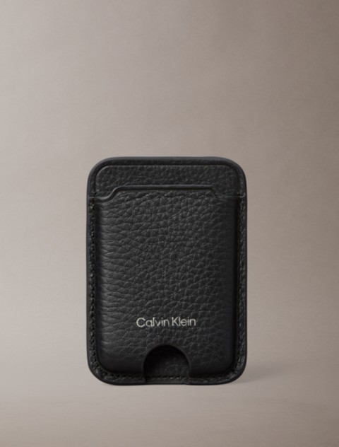 Мужские кошельки Calvin Klein Foil Logo Magnetic Phone Card Case
