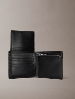 Мужские кошельки Calvin Klein Raised Logo Bifold Wallet with Card Case — фото 3