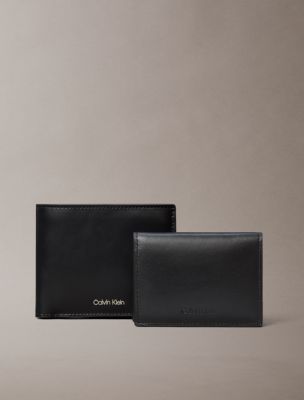 Мужские кошельки Calvin Klein Raised Logo Bifold Wallet with Card Case — фото 4