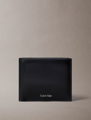 Raised Logo Bifold Wallet with Card Case