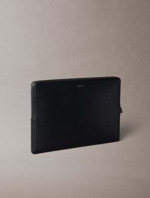 Мужские аксессуары Calvin Klein Emblem Logo Laptop Sleeve, цвет: Чёрный — фото 2