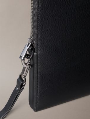 Мужские аксессуары Calvin Klein Emblem Logo Laptop Sleeve, цвет: Чёрный — фото 4