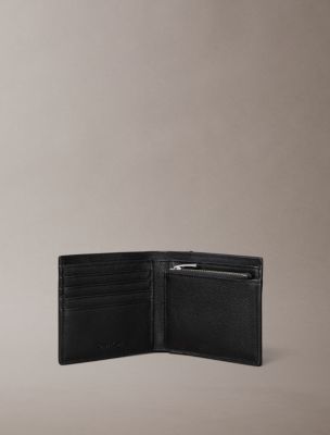 Мужские кошельки Calvin Klein Embossed Emblem Logo Bifold Wallet with Coin Pouch — фото 3