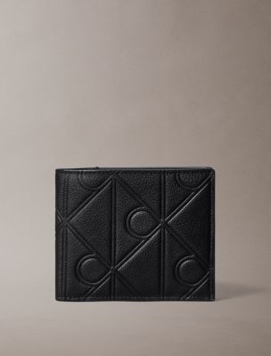 Embossed Emblem Logo Bifold Wallet