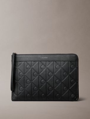 Embossed Emblem Logo Pouch