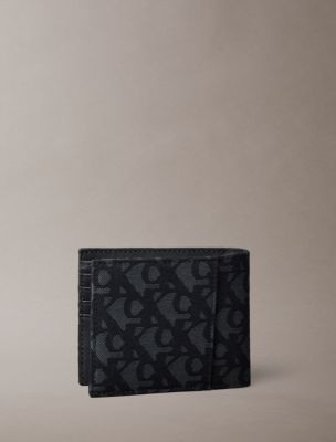 Мужские кошельки Calvin Klein Allover Monogram Bifold Wallet — фото 2