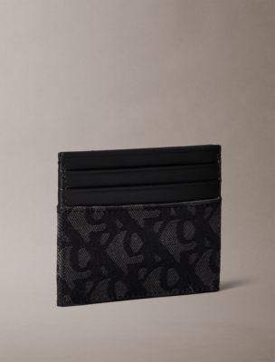 Женские кошельки Calvin Klein Allover Monogram Card Case — фото 2