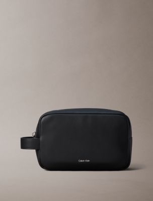 Raised Logo Dopp Kit, Black