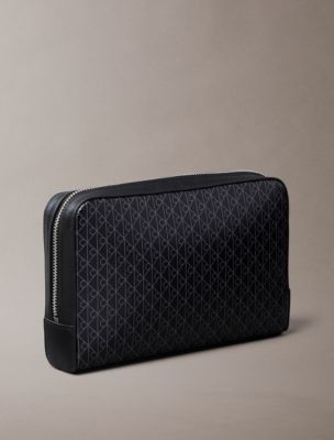Мужские сумки Calvin Klein Allover Emblem Logo Pouch — фото 2