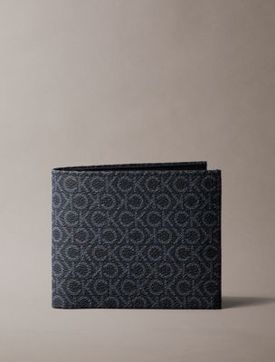 Allover Monogram Logo Bifold Wallet with Coin Pouch