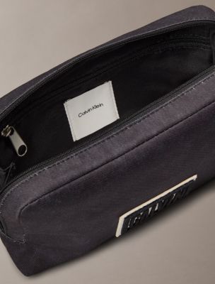 Мужская косметичка Calvin Klein с графичным логотипом, цвет: Чёрный — фото 3