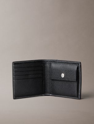 Мужские кошельки Calvin Klein Monologo Bifold Wallet with Coin Pouch — фото 2