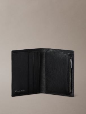 Мужские кошельки Calvin Klein Emblem Logo Hardware Coin Wallet — фото 3