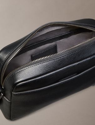 Мужская сумка Calvin Klein Emblem Logo Pouch, цвет: Чёрный — фото 3