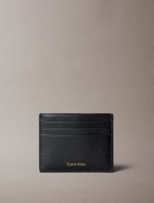 Leather Classic Card Case, Black