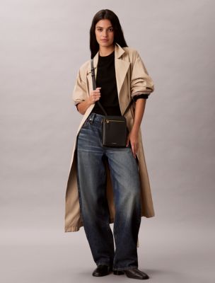 Женские аксессуары Calvin Klein Premium Leather Crossbody — фото 4