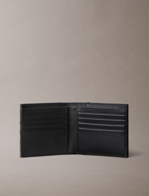 Мужской кошелёк Calvin Klein Monogram Jacquard, цвет: Чёрный / Тёмный теневой — фото 3