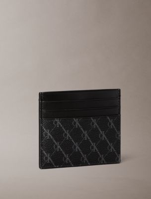 Мужские кошельки Calvin Klein Textured Monogram Card Case — фото 2