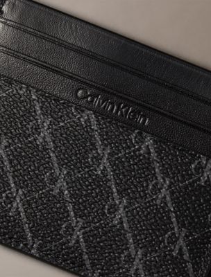 Мужские кошельки Calvin Klein Textured Monogram Card Case — фото 3