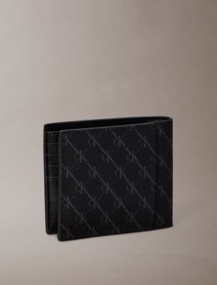 Мужские кошельки Calvin Klein Textured Monogram ID Wallet — фото 2