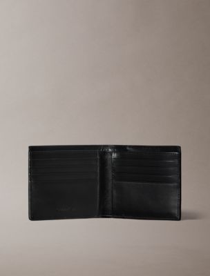 Мужские кошельки Calvin Klein Refined Emblem Logo Mix Wallet — фото 2