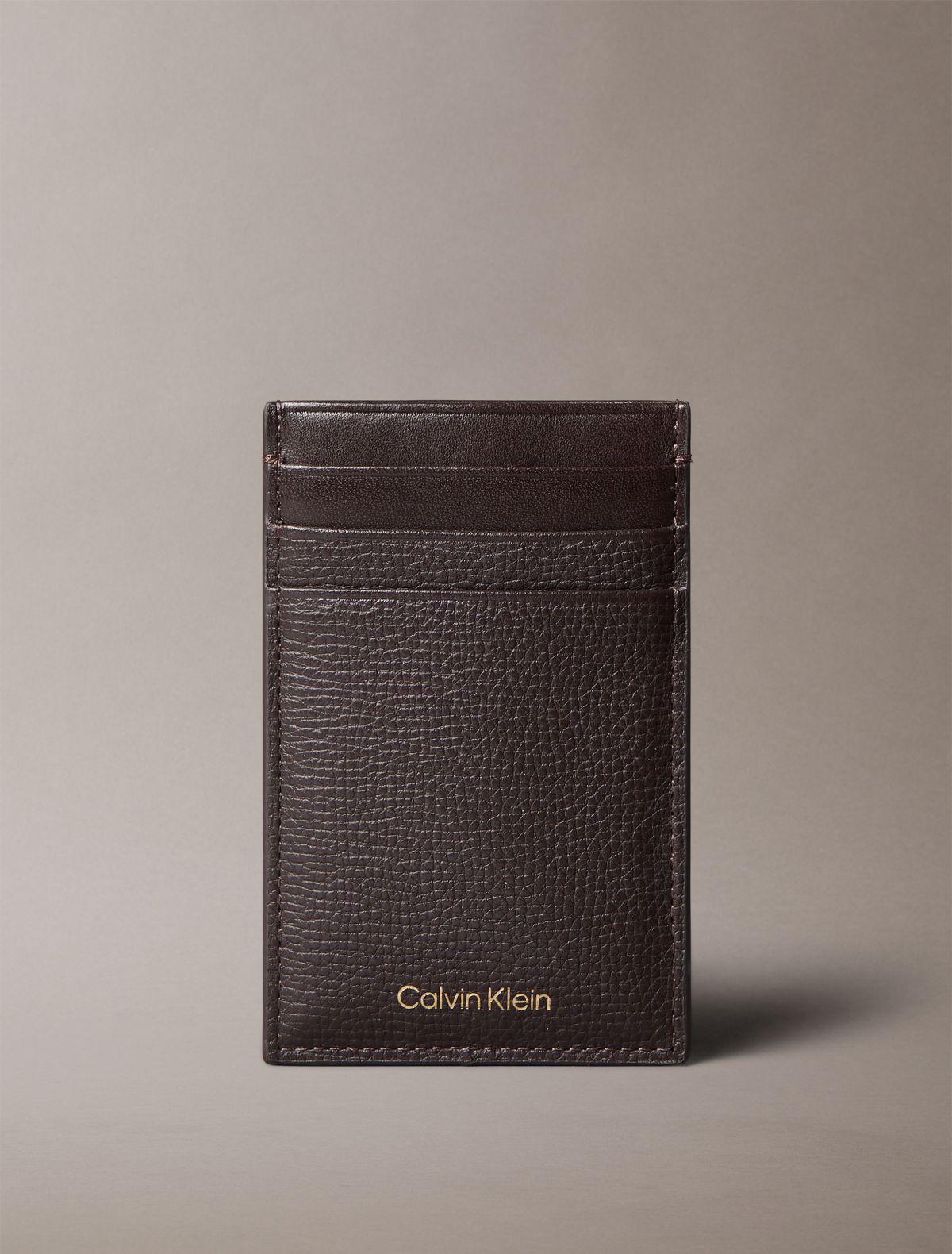 Premium Leather Clip Card Case