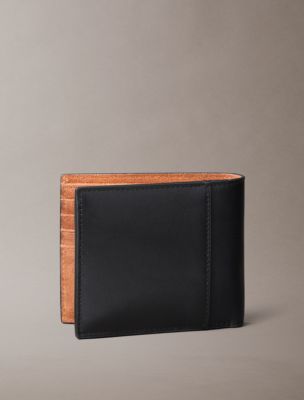 Suede Monogram Bifold Wallet with Coin Pouch - thumbnail 4