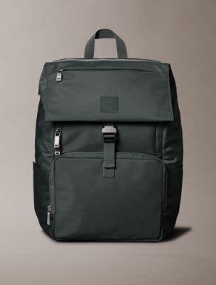 Sac à dos à rabat utilitaire, palmier vert