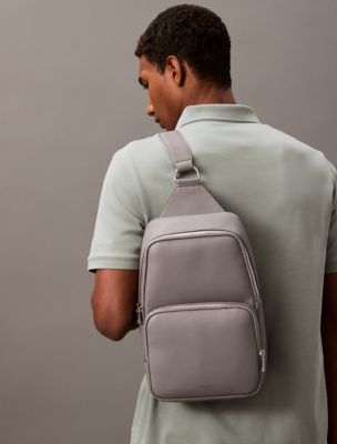 [CKJ] CK Micro Pebble Mini Pocket Crossbody Bag ★大人気★ Micro Pebble Sling Bag | Calvin Klein