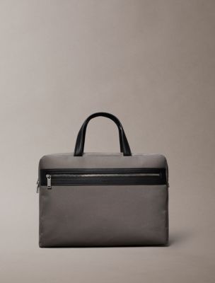 Structured Commuter Bag, Granite Gray