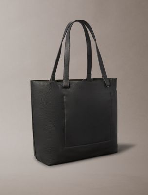 Pebble Leather Tote Bag | Calvin Klein