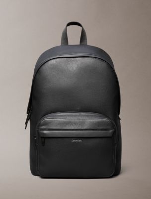 Pebbled Round Backpack
