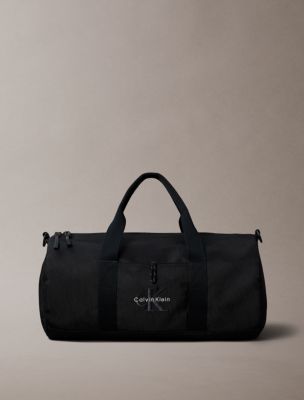 Monogram Logo Duffle Bag , Black