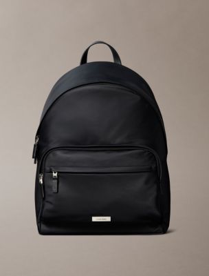 Matte Nylon Backpack, Black