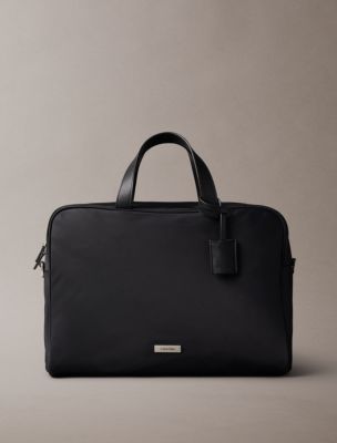 Matte Nylon Commuter Bag, Black