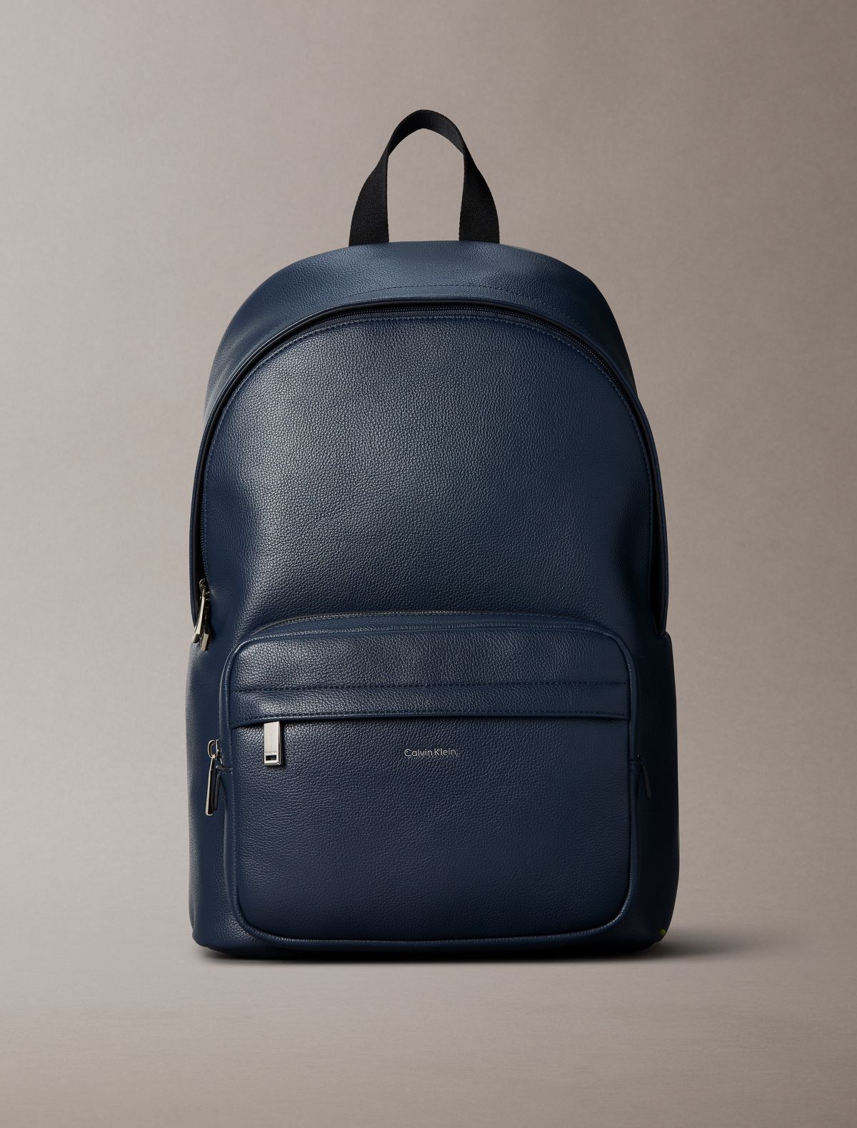 Raised Logo Round Backpack