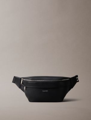 Raised Logo Waistpack, Black