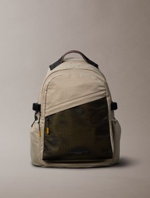 Mesh Front Round Backpack, Desert Taupe