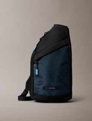 Mesh Front Sling Bag, Black