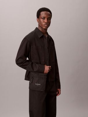 Мужские аксессуары Calvin Klein Nylon Monologo Flatpack — фото 5